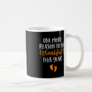 Thanksgiving Pregnancy Announcement Fall Baby Rev Coffee Mug