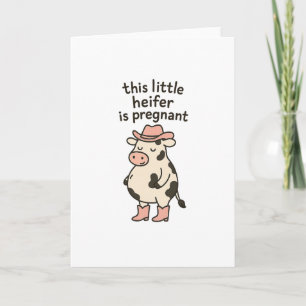 Thanksgiving Pregnancy Announcement Funny Cowgirl