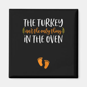 Thanksgiving Pregnancy Announcement  Turkey Baby R Magnet