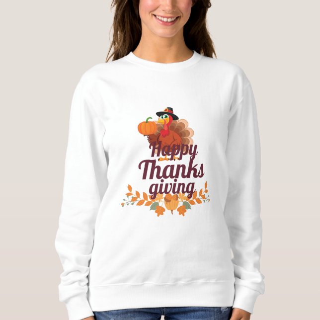 Thanksgiving present sweatshirt (Front)