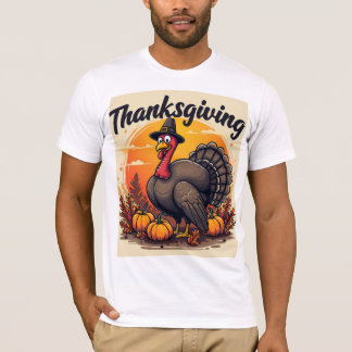 Thanksgiving Printed T-Shirt