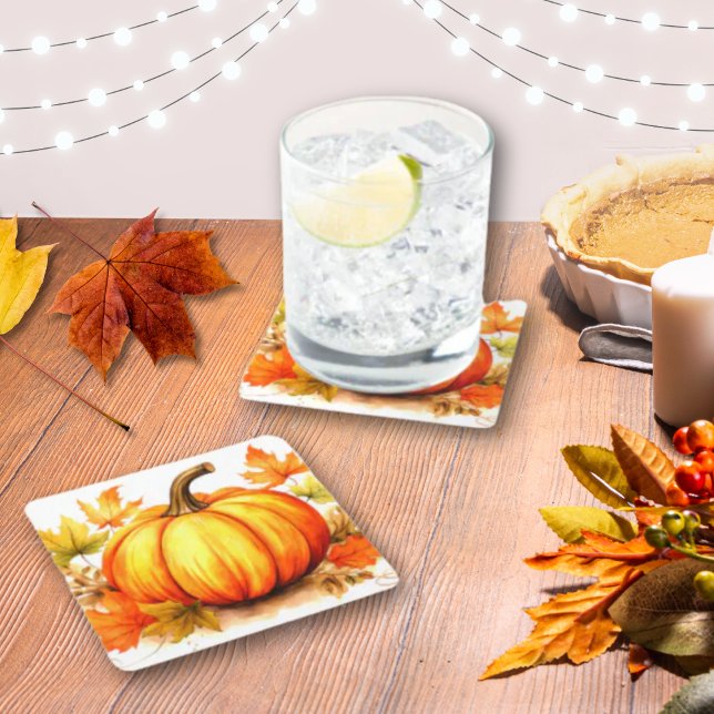 Thanksgiving Pumpkin Coasters – Fall Harvest Table (Creator Uploaded)