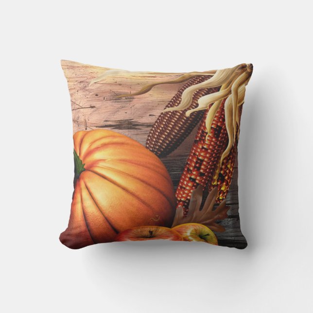 thanksgiving-pumpkin cushion (Front)