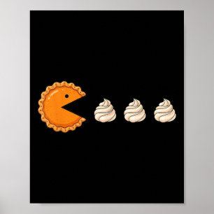 Thanksgiving Pumpkin E Women Turkey Men Girls  Poster