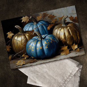 Thanksgiving Pumpkin Fall Autumn Rustic Decoupage Tissue Paper