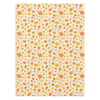 Thanksgiving Pumpkin Harvest Gathering Tablecloth
