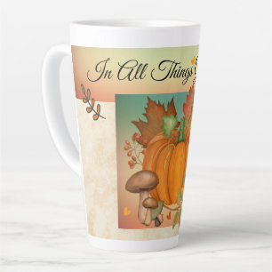 Thanksgiving Pumpkin Latte Mug