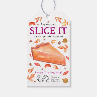Thanksgiving Pumpkin Pie Gift Tag