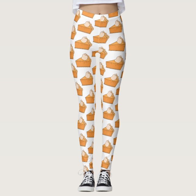 Thanksgiving Pumpkin Pie Pants (Front)