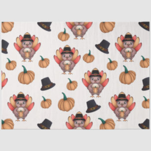 Thanksgiving Pumpkin Series Design 37 Tissue Paper
