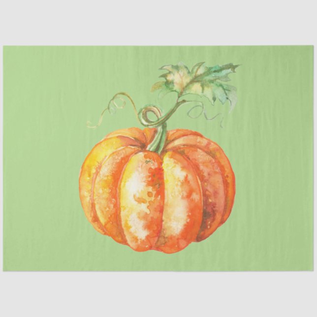 Thanksgiving Pumpkin Series Design 45 Tissue Paper (Front)