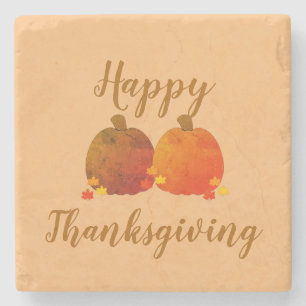 Thanksgiving/pumpkin   Stone Coaster