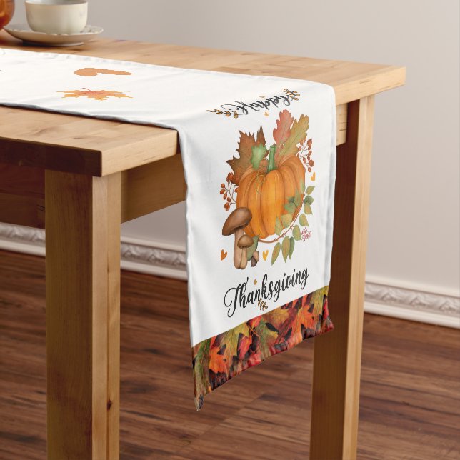 Thanksgiving Pumpkin Table Runner (In Situ)