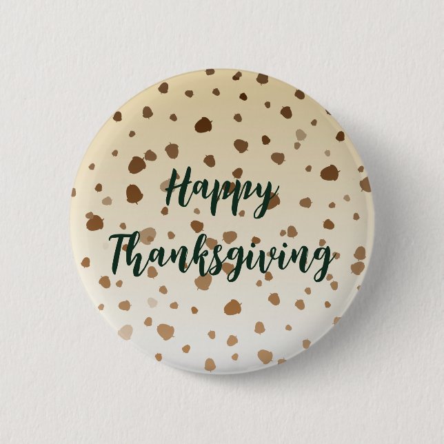 Thanksgiving - Pumpkins Button (Front)