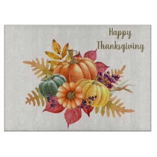 Thanksgiving Pumpkins Cutting Board