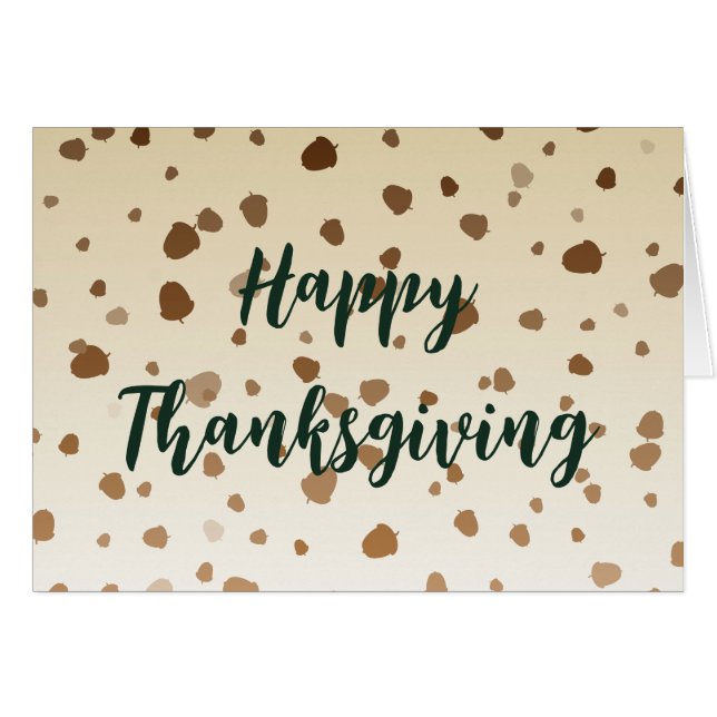Thanksgiving - Pumpkins Greeting Card (Front Horizontal)