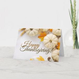 thanksgiving pumpkins greeting card