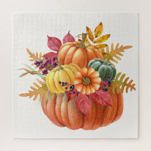 Thanksgiving Pumpkins Jigsaw Puzzle
