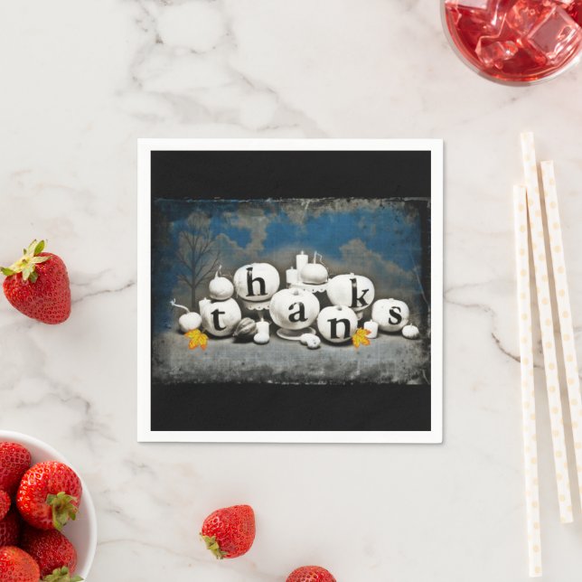 THANKSGiving Pumpkins Napkin (Insitu)