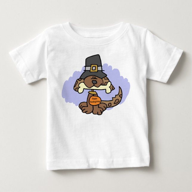 Thanksgiving puppy t-shirt (Front)