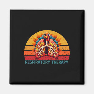 Thanksgiving Respiratory Therapy Vintage Fall Autu Magnet