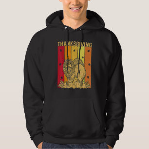 Thanksgiving Retro Chow Chow Dog Matching Family P Hoodie