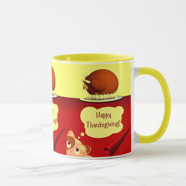 Thanksgiving Ringer Mug (Right)