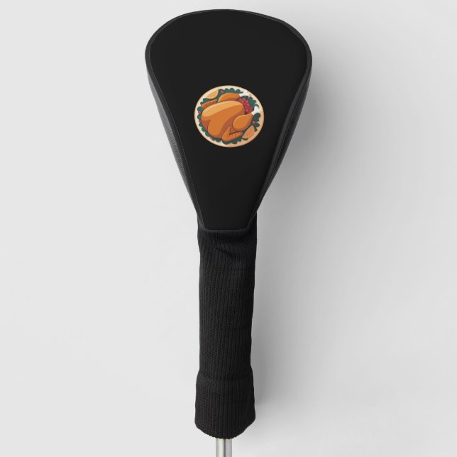 Thanksgiving Roast Turkey – Festive Holiday Feast  Golf Head Cover (Front)