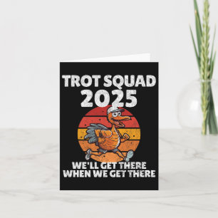 Thanksgiving Running Turkey Trot Squad 2025, Trot Card