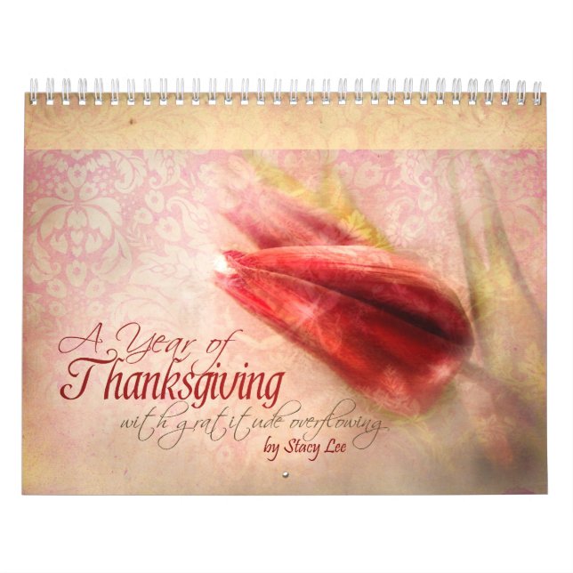 "Thanksgiving" Scripture Christian Art Calendar (Cover)