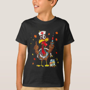 Thanksgiving Scrub Tops Women Turkey Nurse Holiday