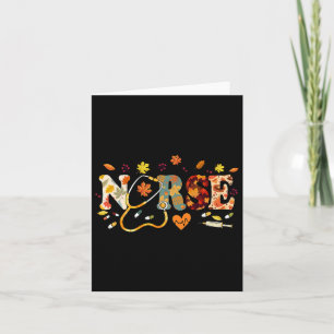 Thanksgiving Scrub Tops Women Turkey Nurse Holiday Card