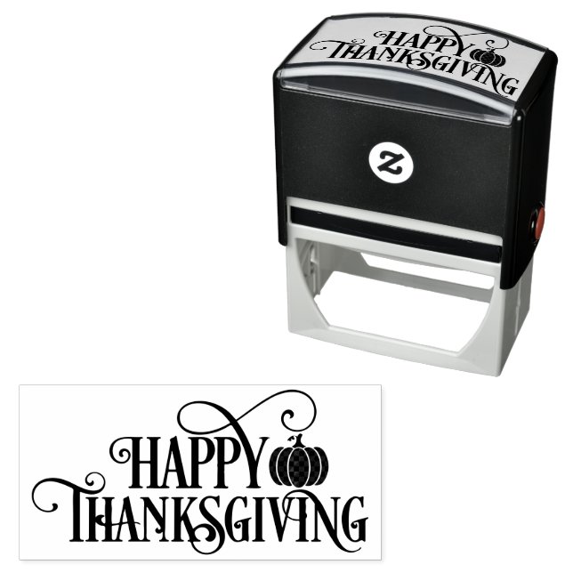 Thanksgiving  self-inking stamp (In Situ)