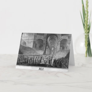 Thanksgiving service in St.Paul's Cathedral Holiday Card