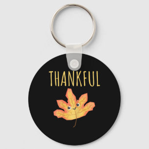 Thanksgiving Shirt Autumn Leaf Fall Shirts Women T Key Ring