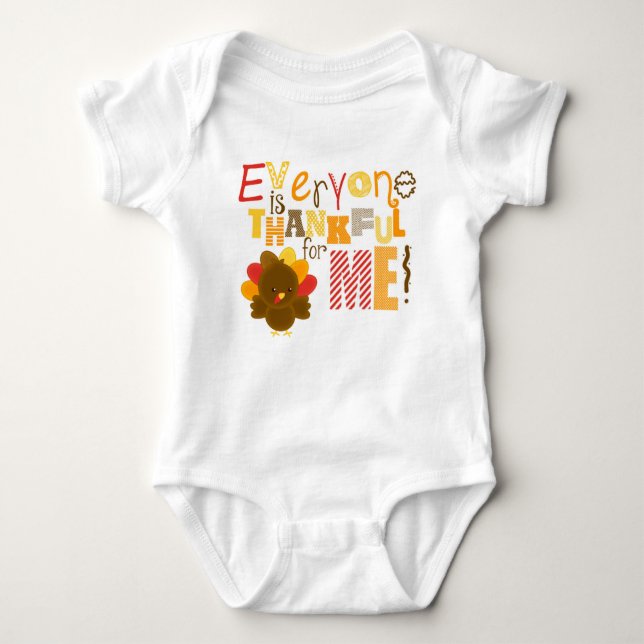 Thanksgiving Shirt, Thankful for me, Turkey Shirt (Front)