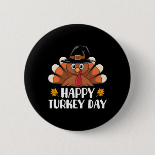Thanksgiving Shirts For Kids Boys Toddler Happy Tu 6 Cm Round Badge
