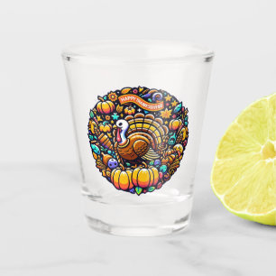 Thanksgiving Shot Glass