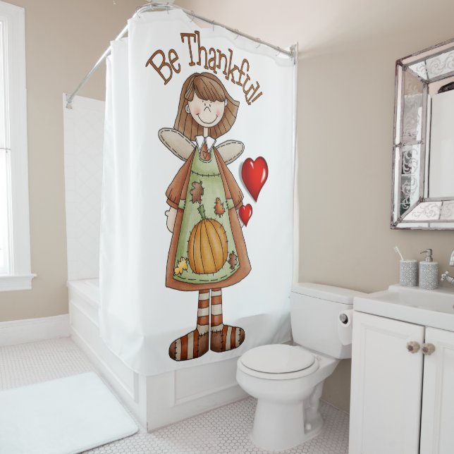 Thanksgiving Shower Curtain (In Situ)