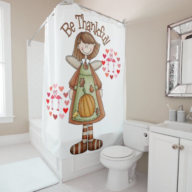 Thanksgiving Shower Curtain (In Situ)