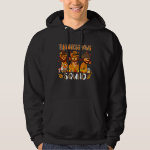 Thanksgiving Squad Leopard Three Fall Lions Wearin Hoodie