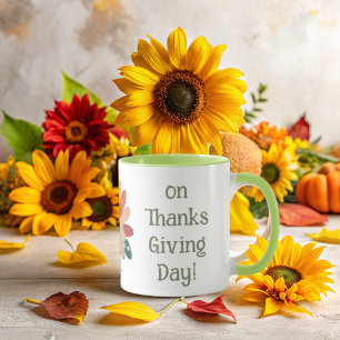 Thanksgiving Star Mug