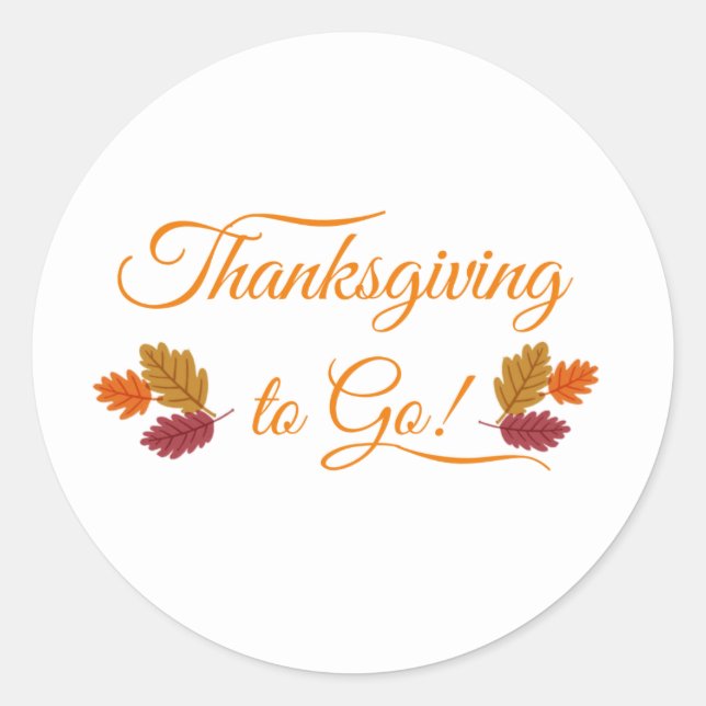 Thanksgiving Sticker (Front)