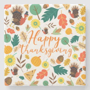 Thanksgiving Stone Coaster