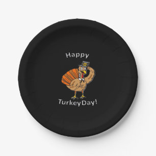 Thanksgiving (Style 2) Oversized T-Shirt Paper Plate