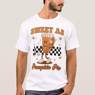 Thanksgiving Sweet As Pumpkin Pie Funny Toddler Bo T-Shirt
