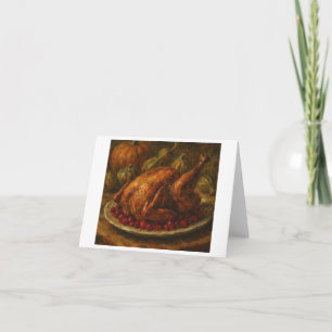 Thanksgiving Table Setting, Card