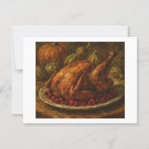 Thanksgiving Table Setting, Postcard