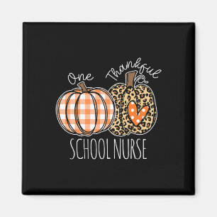 Thanksgiving Thankful School Nurse Magnet