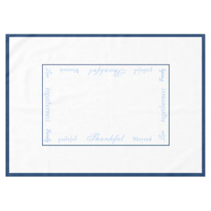 Thanksgiving Thankful Tablecloth